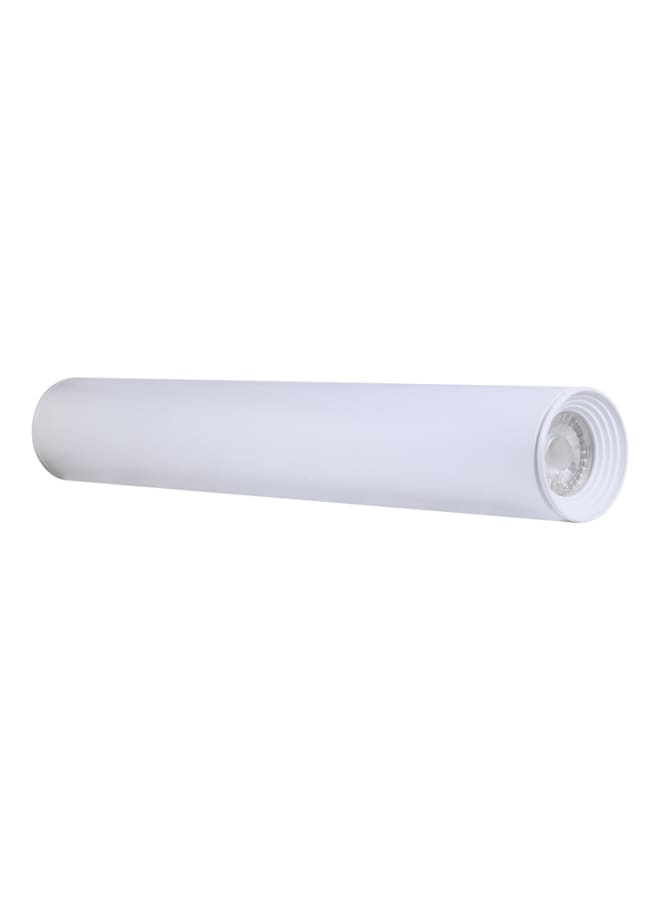 Jana Light Round White Aluminum Cylinder with Stepped Ring, 50 cm – Jana Light - Image 2